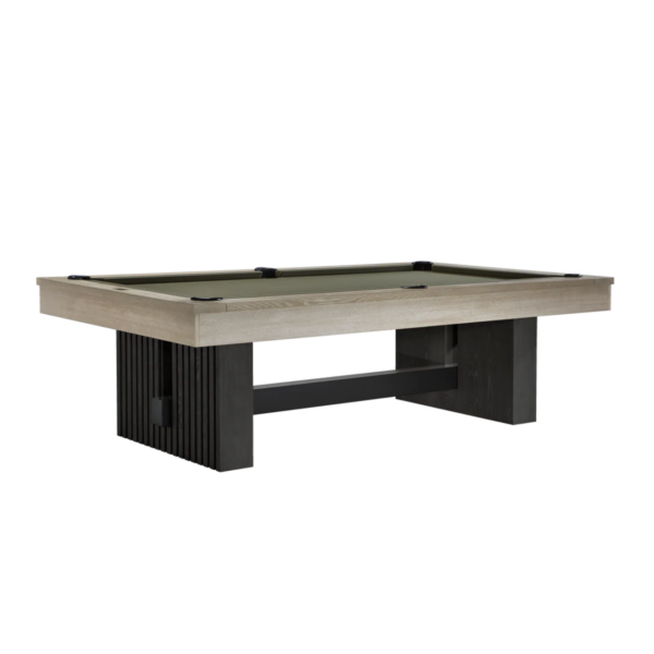 American Heritage Vancouver Two-Tone Natural and Black Ash Pool Table - Image 3