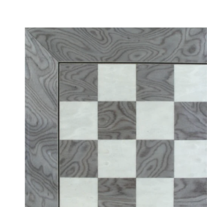 22'' Grey & Ivory Briarwood Glossy Chess Board