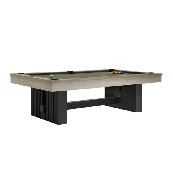 American Heritage Vancouver Two-Tone Natural and Black Ash Pool Table - Image 4