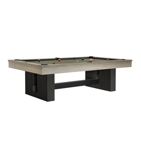 American Heritage Vancouver Two-Tone Natural and Black Ash Pool Table - Image 6