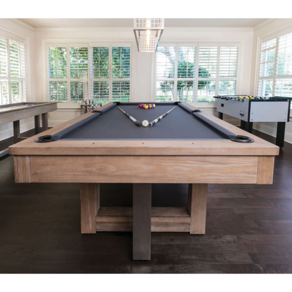 American Heritage Abbey Antique Grey Pool Table - Image 5