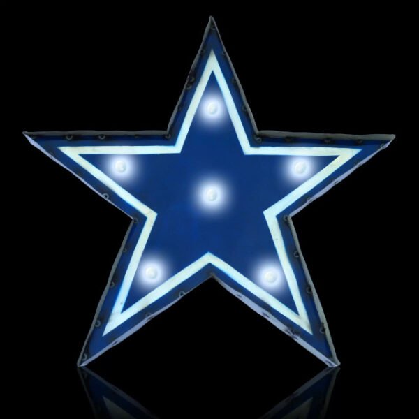 Imperial Dallas Cowboys Star Metal Light - Image 4