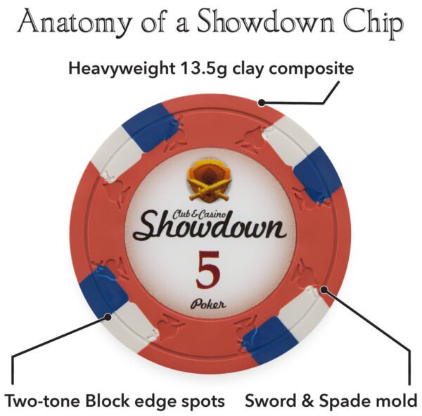 Brybelly Showdown Poker Chip Aluminum Case Set - 500ct - Image 3