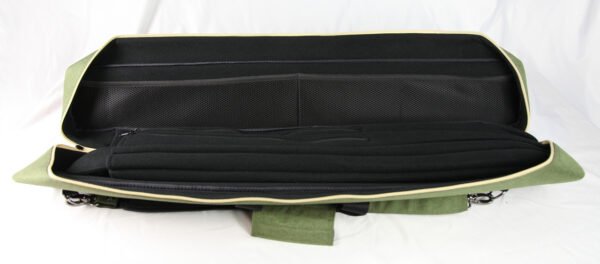Tiger Canvas Cue Case - Green - Image 2