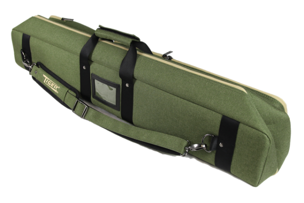 Tiger Canvas Cue Case - Green - Image 3