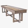 American Heritage Abbey Antique Grey Shuffleboard Table