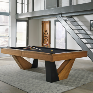 American Heritage Annex Brushed Walnut Pool Table