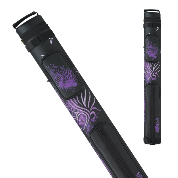 Athena Purple Tribal Heart ATHC02 2B/2S Hard Case