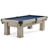 Brunswick Oakland II Rustic Grey Pool Table