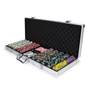 Brybelly Showdown Poker Chip Aluminum Case Set - 500ct