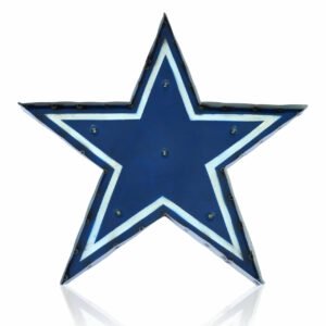 Imperial Dallas Cowboys Star Metal Light