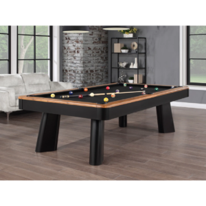 Imperial Nouveau Black/Acacia Pool Table