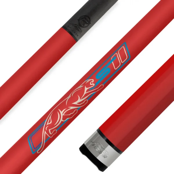 Predator Sport 2 Matte Red Pool Cue with REVO Carbon Fiber Shaft - No Wrap - Image 6