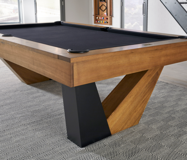 American Heritage Annex Brushed Walnut Pool Table - Image 5