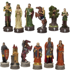 Robin Hood Resin Chessmen