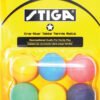 STIGA One-Star Multi-Color Balls - 6pk