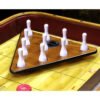 Sun-Glo Shuffleboard Bowling Pin Wooden Rack