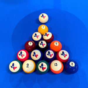 Texas Billiard Ball Set