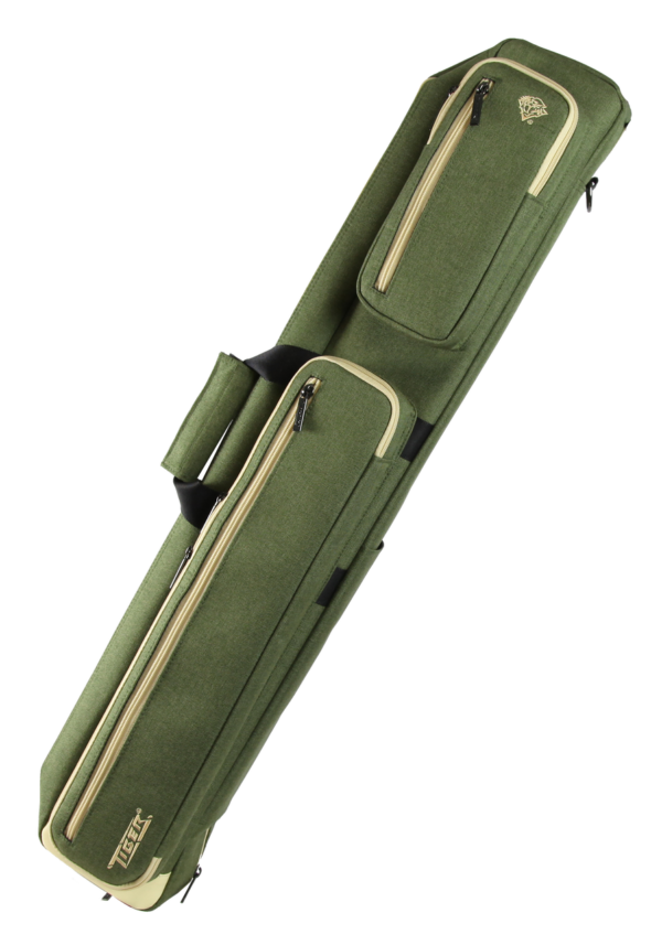 Tiger Canvas Cue Case - Green