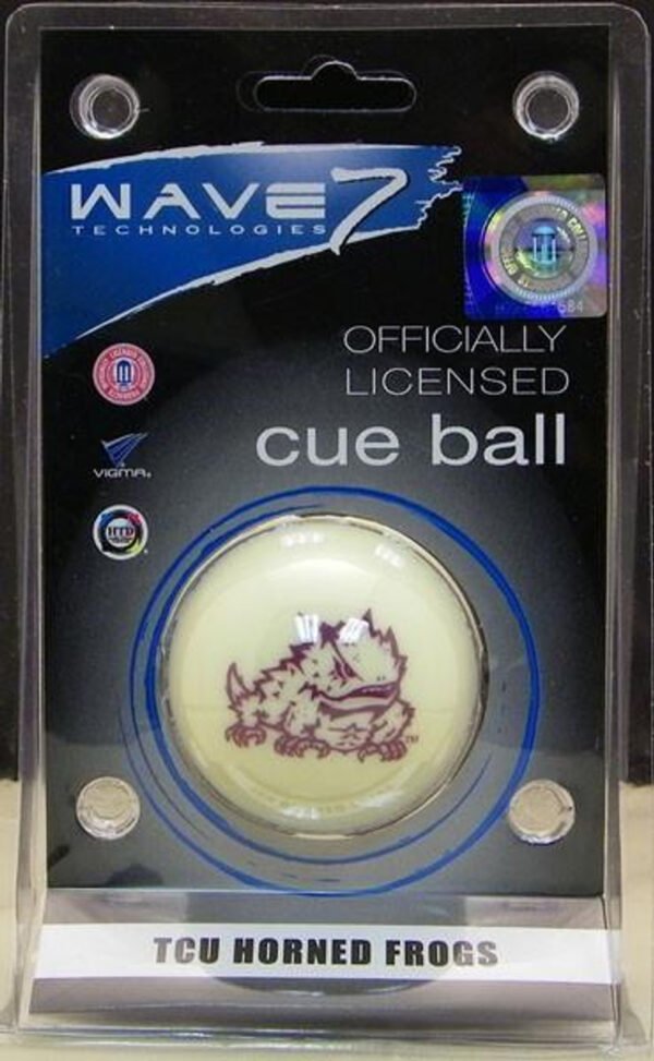 Wave 7 TCU Horned Frogs Cue Ball