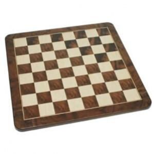 Wood Expressions Ebony and Birdseye Veneer Chess Board