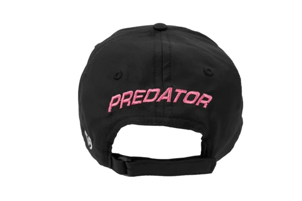 Predator Black Billiard Hat with Pink Embroidered Panther - One Size Fits All - Image 4